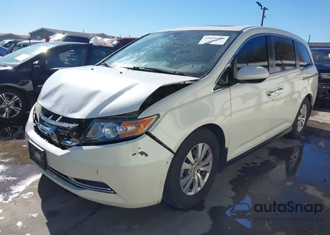 2016 Honda Odyssey Ex-L из США, поврежденный, VIN 5FNRL5H62GB115019